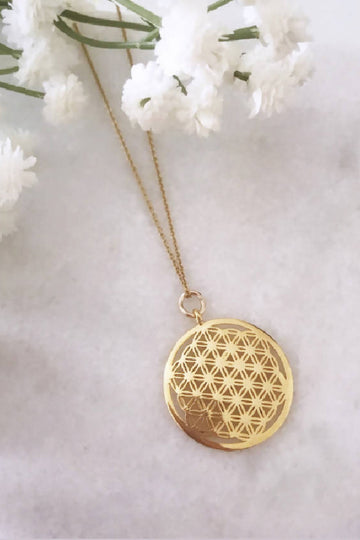 Wisteria London Flower Of Life Necklace Wisteria London